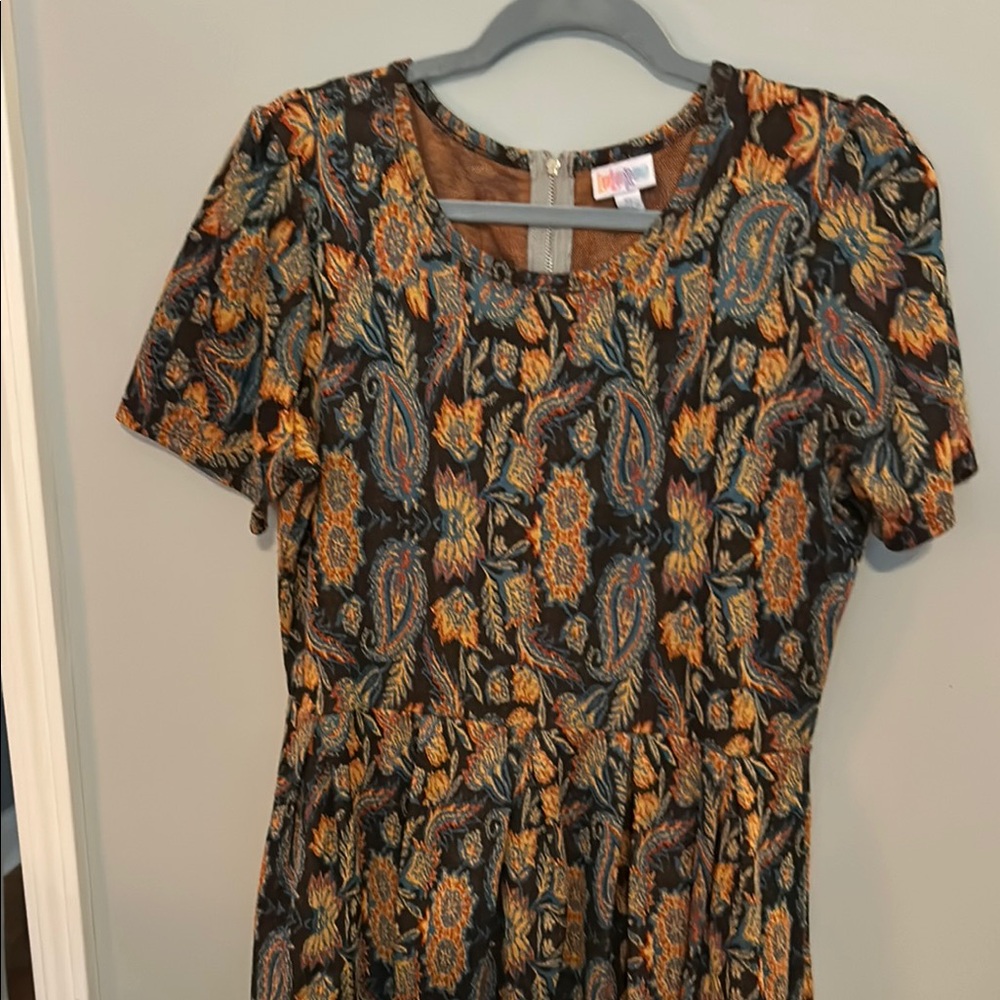 LulaRoe Floral Paisley Dress